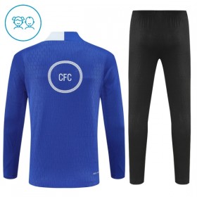 Chelsea Kind Trainings Sweatshirt Pak 2025-26 Kwart-Zip Blauwe