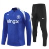 Chelsea Trainings Sweatshirt Pak 2025-26 Kwart-Zip Blauwe Chelsea Trainings Sweatshirt Pak 2025-26 Kwart-Zip Blauwe