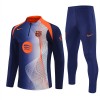 FC Barcelona Trainings Sweatshirt Pak 2025-26 Kwart-Zip Blauwe