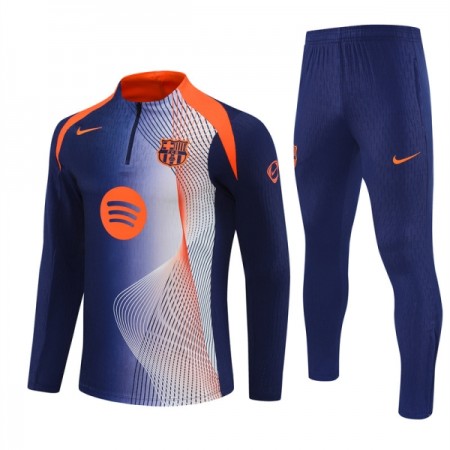 FC Barcelona Trainings Sweatshirt Pak 2025-26 Kwart-Zip Blauwe