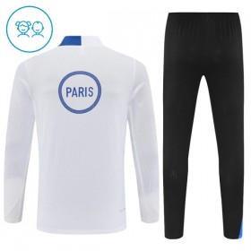 Paris Saint Germain Kind Trainings Sweatshirt Pak 2025-26 Kwart-Zip Witte
