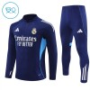 Real Madrid Kind Trainings Sweatshirt Pak 2025-26 Kwart-Zip Navy