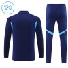 Real Madrid Kind Trainings Sweatshirt Pak 2025-26 Kwart-Zip Navy