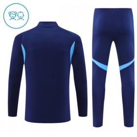 Real Madrid Kind Trainings Sweatshirt Pak 2025-26 Kwart-Zip Navy