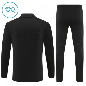 Real Madrid Kind Trainings Sweatshirt Pak 2025-26 Kwart-Zip Zwarte