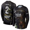Paris Saint Germain Hakimi 2 Night Edition Shirt 2025-26 Lange Mouw Paris Saint Germain Hakimi 2 Night Edition Shirt 2025-26 Lange Mouw