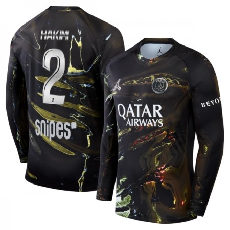 Paris Saint Germain Hakimi 2 Night Edition Shirt 2025-26 Lange Mouw Paris Saint Germain Hakimi 2 Night Edition Shirt 2025-26 Lange Mouw