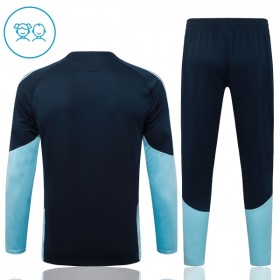 Argentinië Kind Trainings Sweatshirt Pak 2026-27 Kwart-Zip Navy