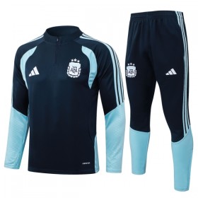 Argentinië Trainings Sweatshirt Pak 2026-27 Kwart-Zip Navy