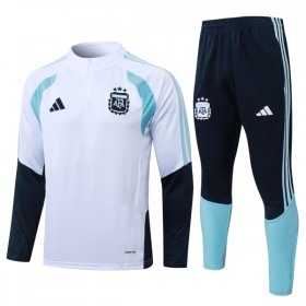 Argentinië Trainings Sweatshirt Pak 2026-27 Kwart-Zip Witte