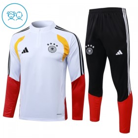 Duitsland Kind Trainings Sweatshirt Pak 2026-27 Kwart-Zip Witte