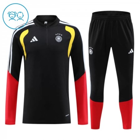 Duitsland Kind Trainings Sweatshirt Pak 2026-27 Kwart-Zip Zwarte Duitsland Kind Trainings Sweatshirt Pak 2026-27 Kwart-Zip Zwarte