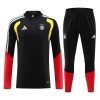 Duitsland Trainings Sweatshirt Pak 2026-27 Kwart-Zip Zwarte Duitsland Trainings Sweatshirt Pak 2026-27 Kwart-Zip Zwarte