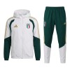Italië Trainingsjack Capuchon 2026-27 Witte Italië Trainingsjack Capuchon 2026-27 Witte