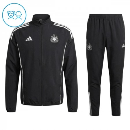 Newcastle United Kind Trainingsjack Pak 2025-26 Zwarte Newcastle United Kind Trainingsjack Pak 2025-26 Zwarte