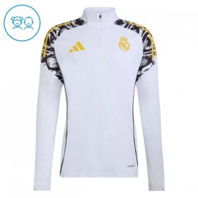 Real Madrid Kind Trainings Sweatshirt Pak 2026-27 Kwart-Zip Witte