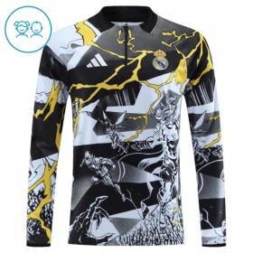 Real Madrid Marvel Kind Trainings Sweatshirt Pak 2026-27 Kwart-Zip Zwarte