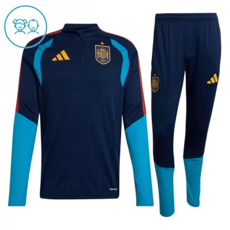 Spanje Kind Trainings Sweatshirt Pak 2026-27 Kwart-Zip Navy Spanje Kind Trainings Sweatshirt Pak 2026-27 Kwart-Zip Navy