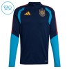 Spanje Kind Trainings Sweatshirt Pak 2026-27 Kwart-Zip Navy