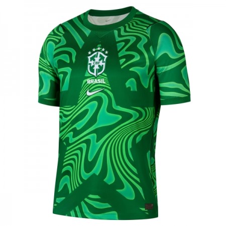 Brazilië Doelman Thuisshirt WK Voetbal 2026 Groene Brazilië Doelman Thuisshirt WK Voetbal 2026 Groene