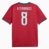 Portugal B. Fernandes 8 Thuisshirt WK Voetbal 2026
