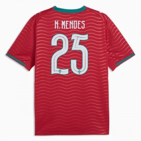 Portugal Nuno Mendes 25 Thuisshirt WK Voetbal 2026