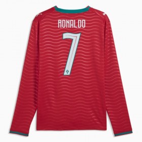 Portugal Ronaldo 7 Thuisshirt WK Voetbal 2026 Lange Mouw