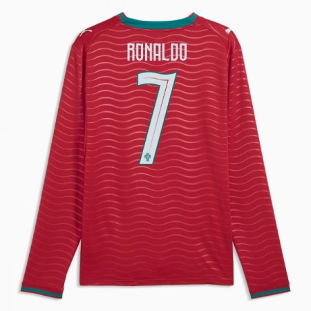 Portugal Ronaldo 7 Thuisshirt WK Voetbal 2026 Lange Mouw
