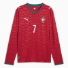 Portugal Ronaldo 7 Thuisshirt WK Voetbal 2026 Lange Mouw