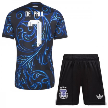 Argentinië De Paul 7 Kind Uittenue WK Voetbal 2026 Argentinië De Paul 7 Kind Uittenue WK Voetbal 2026