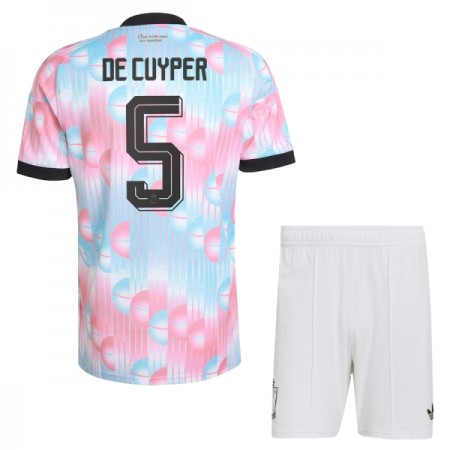 België De Cuyper 5 Kind Uittenue WK Voetbal 2026 België De Cuyper 5 Kind Uittenue WK Voetbal 2026