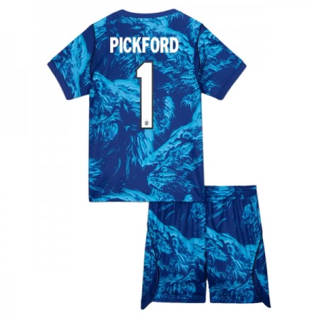 Engeland Pickford 1 Doelman Kind Thuistenue WK Voetbal 2026 Engeland Pickford 1 Doelman Kind Thuistenue WK Voetbal 2026