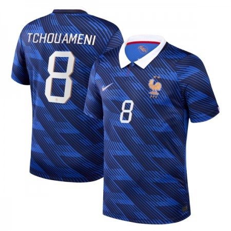 Frankrijk Tchouameni 8 Thuisshirt WK Voetbal 2026 Frankrijk Tchouameni 8 Thuisshirt WK Voetbal 2026
