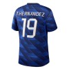 Frankrijk Theo Hernandez 19 Thuisshirt WK Voetbal 2026
