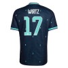 Duitsland Wirtz 17 Uitshirt WK Voetbal 2026