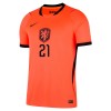 Nederland Frenkie de Jong 21 Kind Thuistenue WK Voetbal 2026