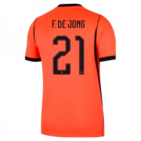 Nederland Frenkie de Jong 21 Thuisshirt WK Voetbal 2026 Nederland Frenkie de Jong 21 Thuisshirt WK Voetbal 2026