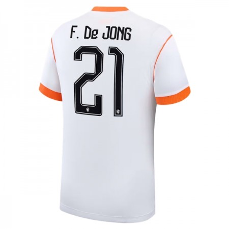 Nederland Frenkie de Jong 21 Uitshirt WK Voetbal 2026