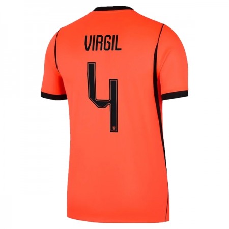 Nederland Virgil 4 Thuisshirt WK Voetbal 2026 Nederland Virgil 4 Thuisshirt WK Voetbal 2026