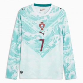 Portugal Ronaldo 7 Uitshirt WK Voetbal 2026 Lange Mouw