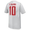 Canada J. David 10 Third Shirt WK Voetbal 2026 Canada J. David 10 Third Shirt WK Voetbal 2026