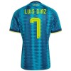 Colombia Luis Diaz 7 Uitshirt WK Voetbal 2026 Colombia Luis Diaz 7 Uitshirt WK Voetbal 2026