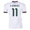 Mexico S.Gimenez 11 Uitshirt WK Voetbal 2026 Mexico S.Gimenez 11 Uitshirt WK Voetbal 2026