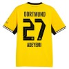 Borussia Dortmund Adeyemi 27 Thuisshirt 2026-27 Borussia Dortmund Adeyemi 27 Thuisshirt 2026-27
