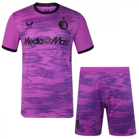 Feyenoord Rotterdam Doelman Kind Tenue 2026-27 Purper