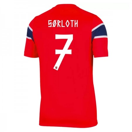 Noorwegen Sorloth 7 Thuisshirt WK Voetbal 2026 Noorwegen Sorloth 7 Thuisshirt WK Voetbal 2026