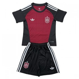 Spanje Doelman Kind Tenue WK Voetbal 2026 Rode
