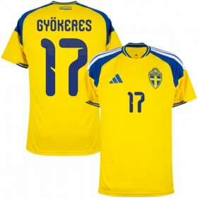 Zweden Gyokeres 17 Thuisshirt WK Voetbal 2026