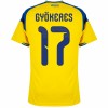 Zweden Gyokeres 17 Thuisshirt WK Voetbal 2026
