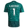 Liverpool A. Becker 1 Doelman Thuisshirt 2026-27 Groene Liverpool A. Becker 1 Doelman Thuisshirt 2026-27 Groene